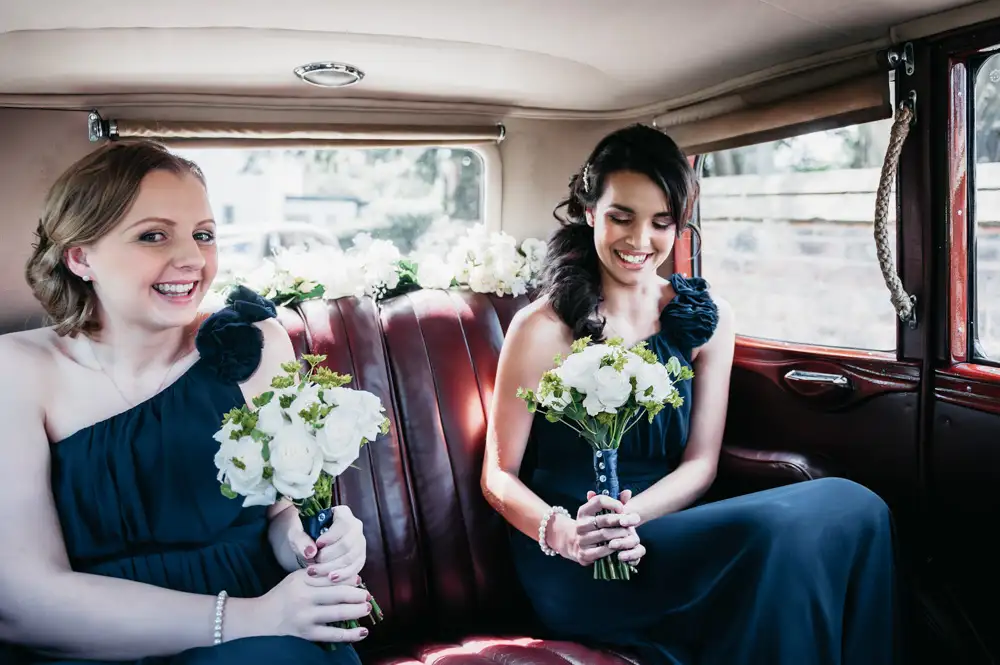 Wedding Photo RM - bridesmaids in car
